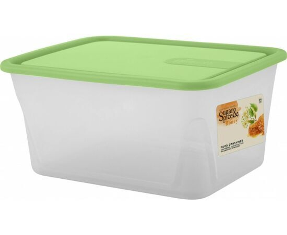 Контейнер для продуктов Sugar&Spice "Honey", цвет Фисташка, прямоугольный, 0,9 л (SE110311050)