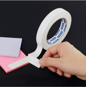 Клейкая лента двусторонняя OfficeSpace, 19мм*5м, на вспененной основе, 1мм