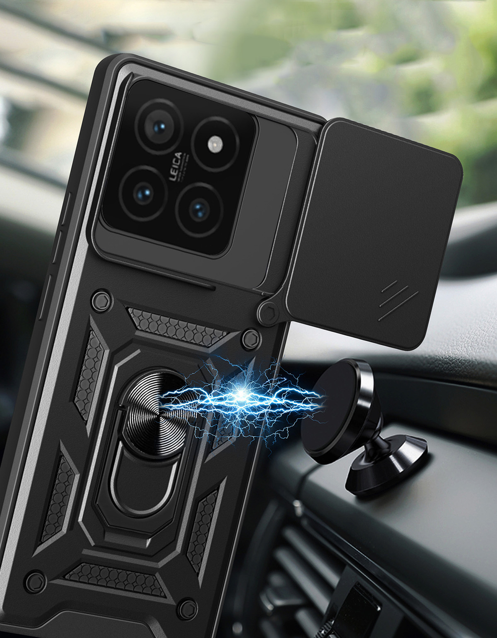 Чехол с кольцом Bumper Case для Xiaomi 14T