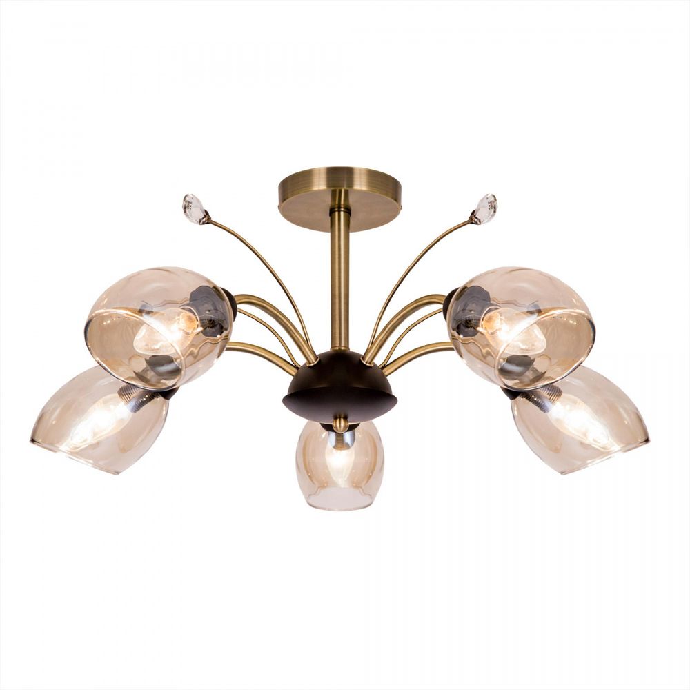 Citilux Комета CL108155 Люстра потолочная Бронза Венге