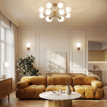 502002/12 / светильник потолочный / латунь