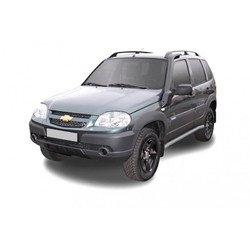 Защита порогов усиленная «Труба» d60, Chevrolet Niva (03.2009-), Нива Тревел