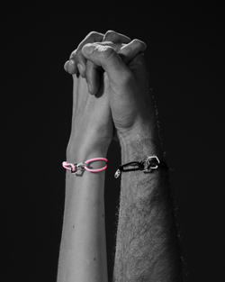Браслет Infinity small Pink