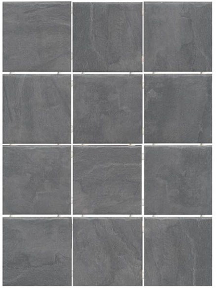 Керамогранит Дегре 1300H серый темный (полотно  из 12 частей 9.8х9.8)