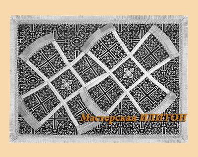 Покровцы черные из шелка.