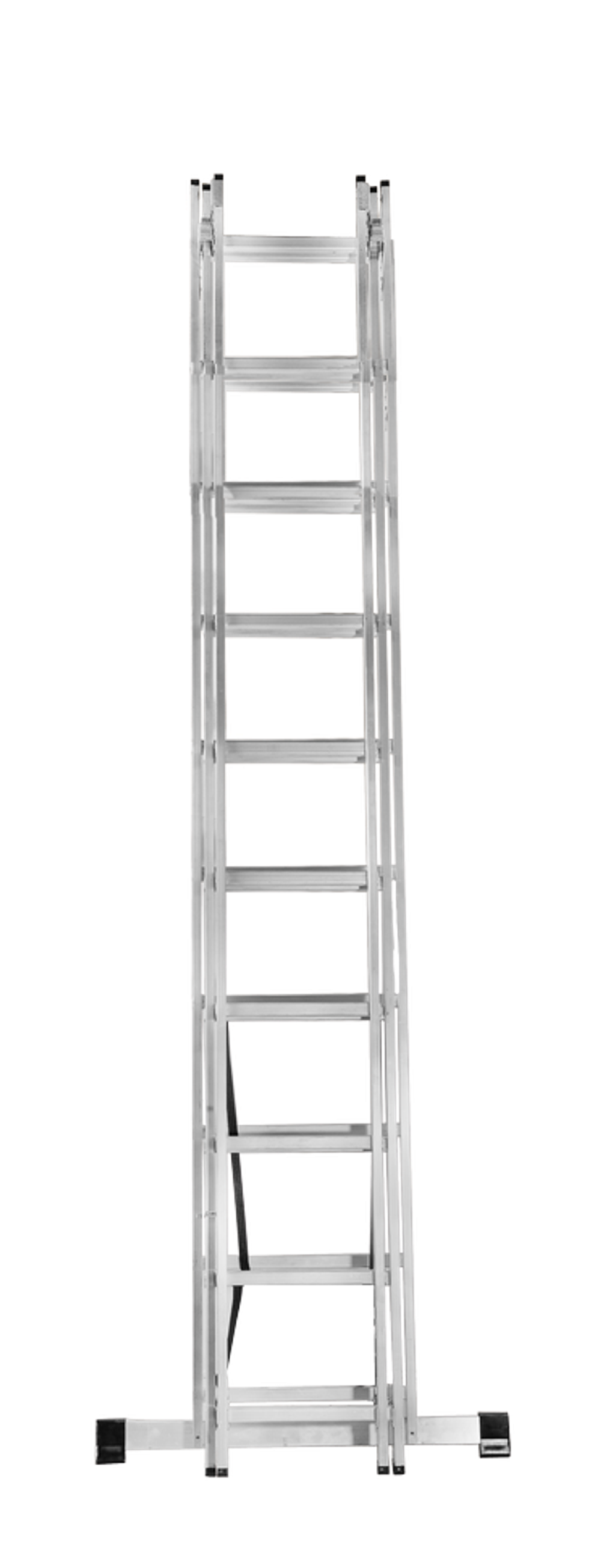 Лестница алюминиевая трехсекционная ВИХРЬ ЛА 3х10