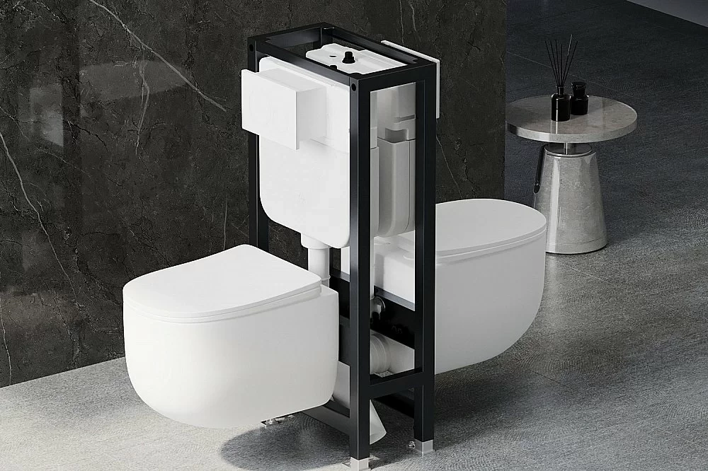 Инсталляция для унитаза ABBER AC0106 двойная