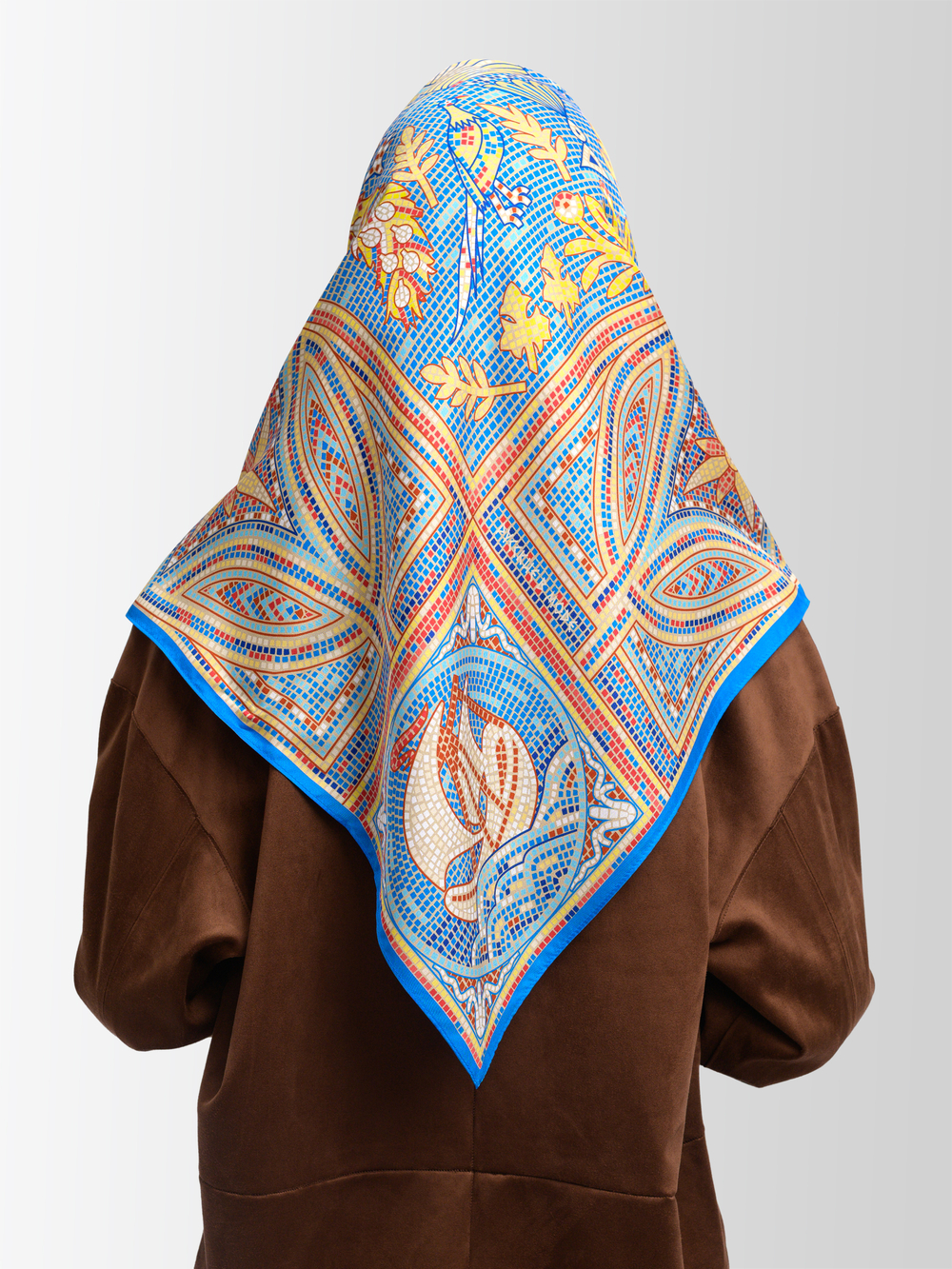 Платок «Мозаика Херсонеса» 100% шёлк