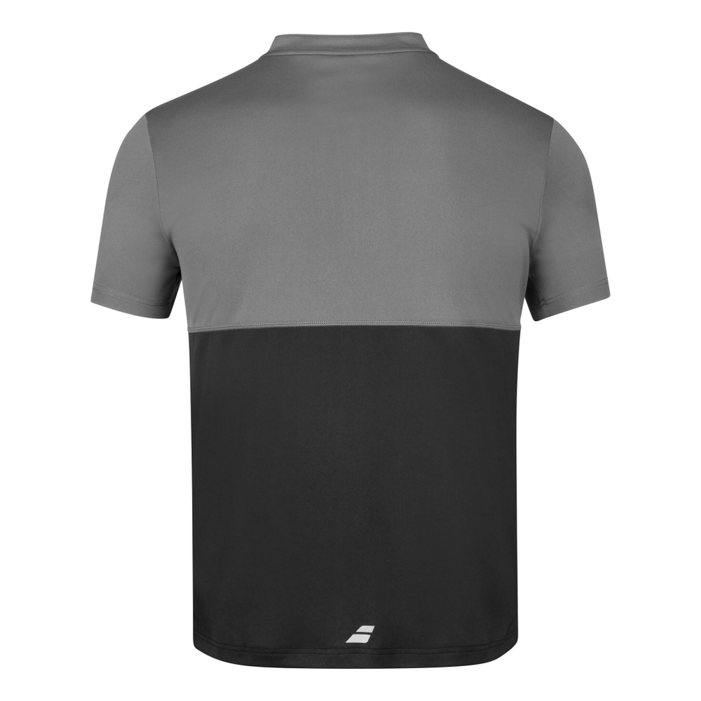 Мужское теннисное поло Babolat Play Polo Men - Black, Grey