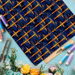 Ткань премиум бифлекс призрачный лес