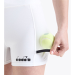 ОДЕЖДА ДЛЯ ТЕННИСА Женская, Шорты под платья DIADORA L SHORT TIGHTS POCKET .