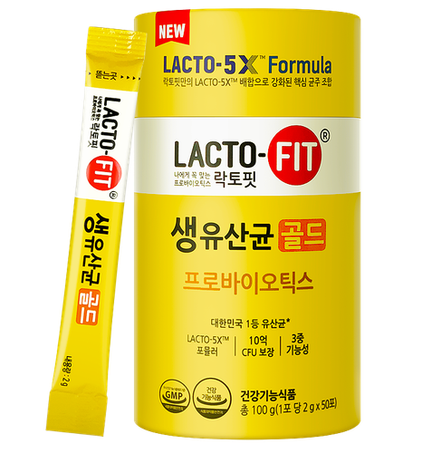 Пробиотики LACTO-FIT Живые Лактобактерии Gold (50 стиков по 2 г)
