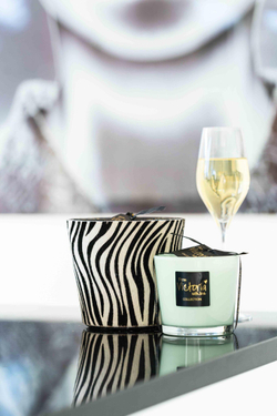 Свеча ароматическая 400г Victoria with Love Hairy zebra black