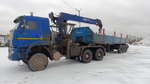 Феникс 7806* на шасси КамАЗ 65225 6x6 Седельный тягач с КМУ 780612 (Дизельный, 8,9 л, 390 л.с., МТ)