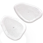 Полустельки для обуви силиконовые 9,5*7см, в пакете пара