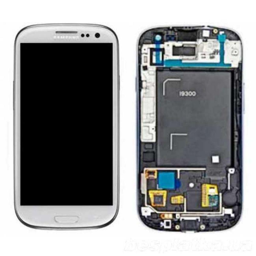 Дисплей Samsung Galaxy S4 i9500  + тачскрин в рамке