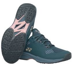Женские Кроссовки теннисные Yonex Power Cushion Sonicage - dark green