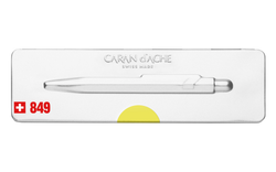 Carandache Office CLASSIC yellow (M) чернила: синий металл в подарочной коробке (849.010_MTLGB)