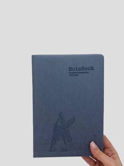 Блокнот 112 л. В5 25*17,5 см лин. сине-серый (7674-15)