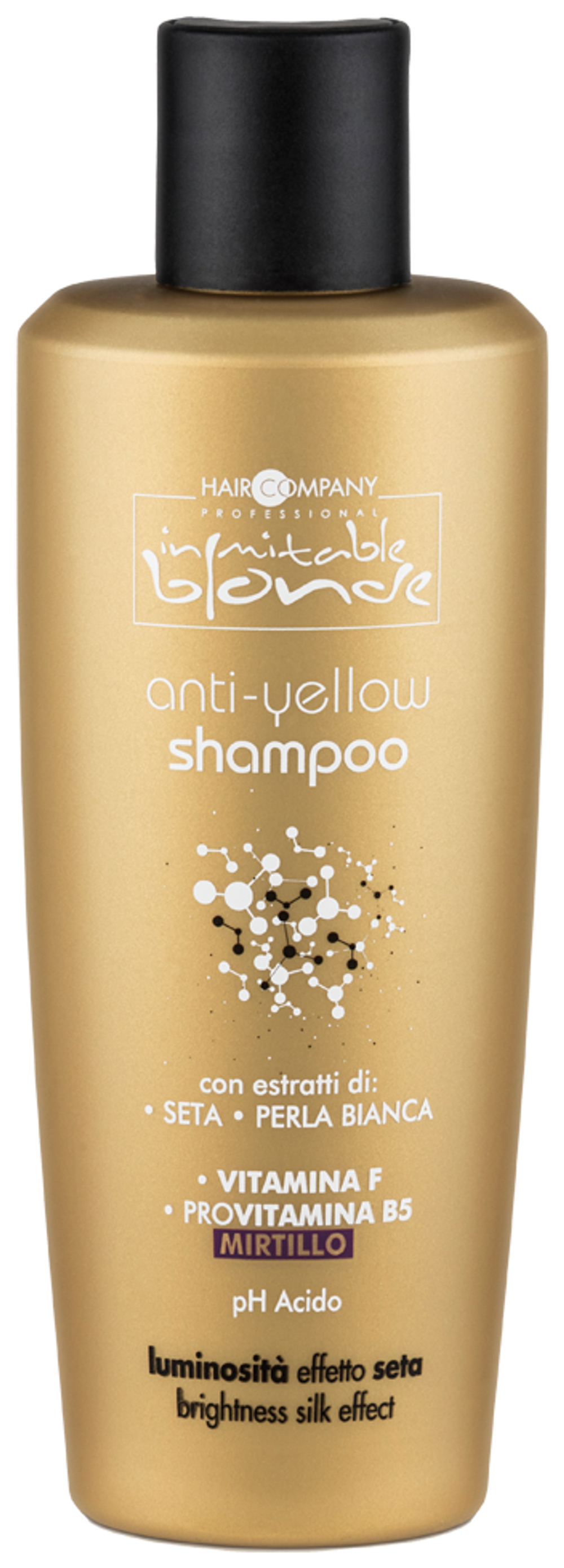 INIMITABLE BLONDE Anti-Yellow Shampoo 250ml Шампунь для волос, блокирующий жёлтый оттенок