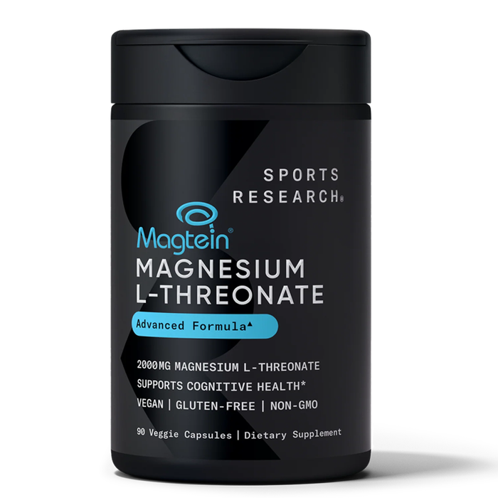 L-Треонат магния, MAG LT, Sports Research, 90 вегетарианских капсул
