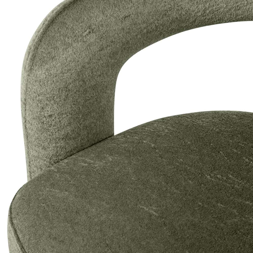 Полукресло Angie, микромех Plush green