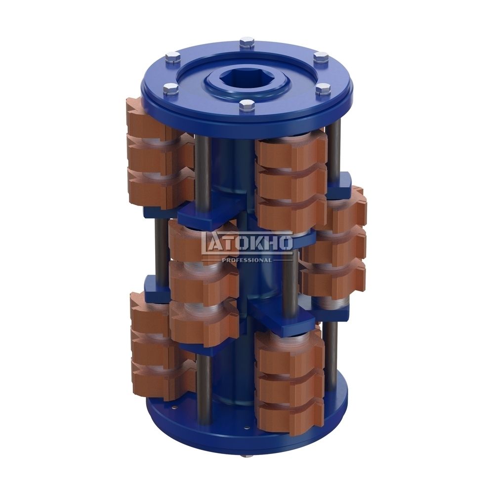 LATOKHO DCC 250-6 (Россия) Фрезеровальный барабан (фреза) с карбидными ножами, шестиосный