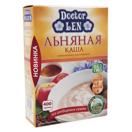 Льняная каша DOCTOR LEN из отборных семян 400 гр