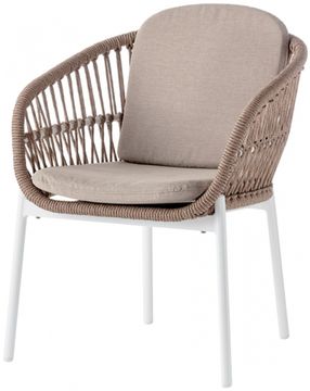 Кресло плетеное с подушками Elba