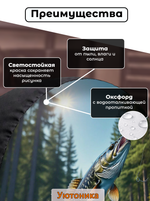 Комплект чехлов для запасного колеса с рисунком R18-22 (10 шт.)