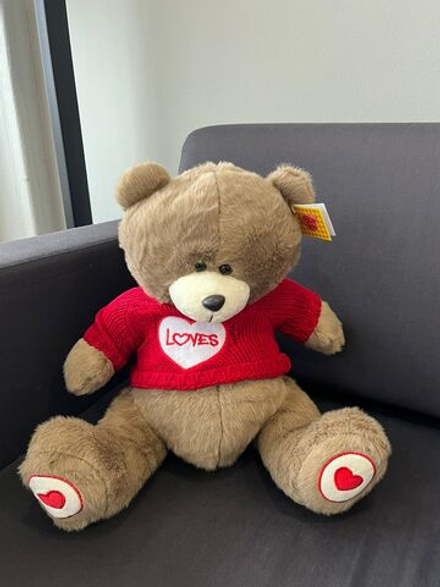 Мишка в жилетке 45 см