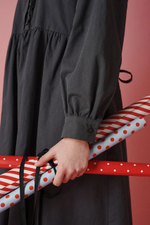 Платье с асимметричной рюшей "Герда"