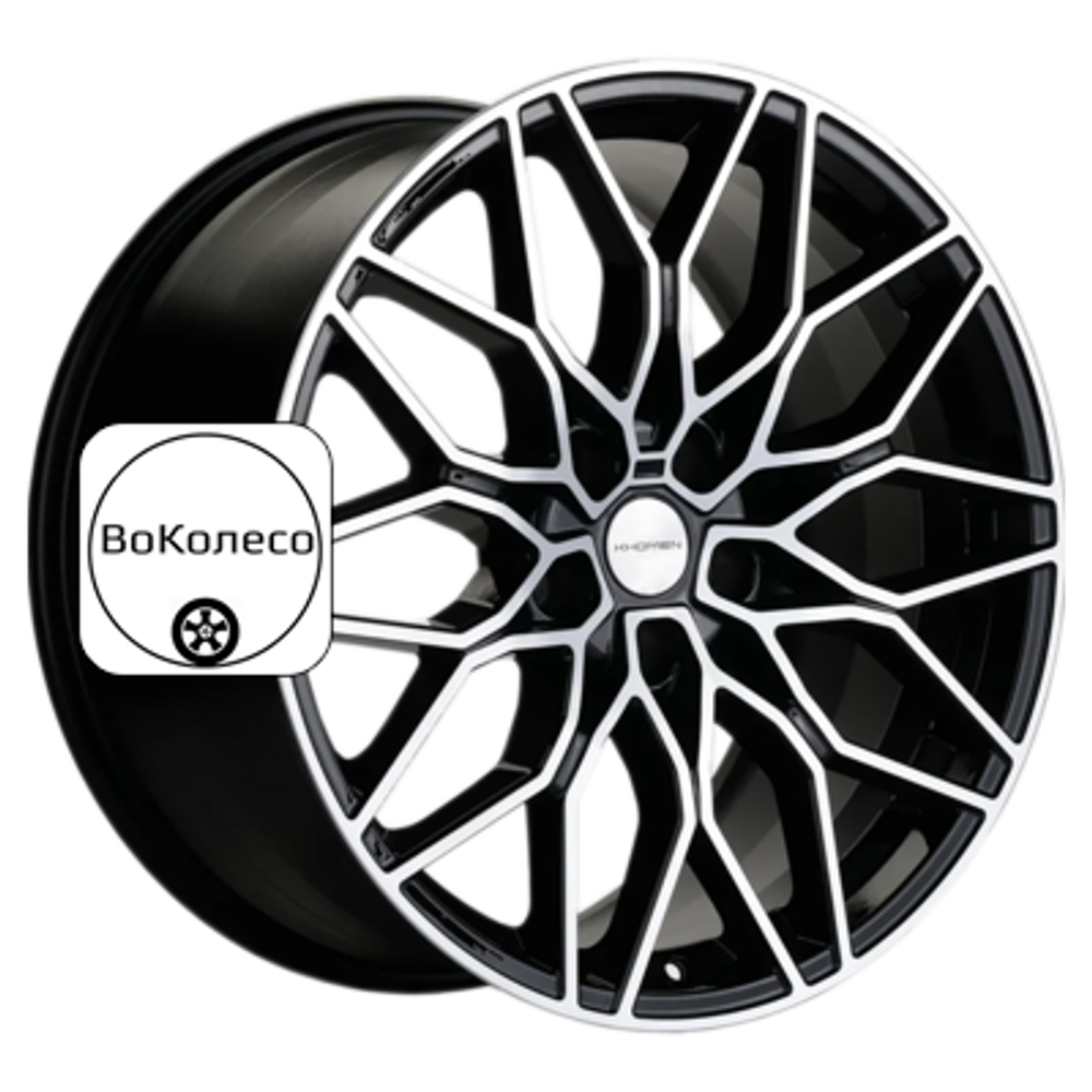 9,5x19/5x112 ET40 D66,6 KHW1902 (BMW Rear) Black-FP Khomen Wheels