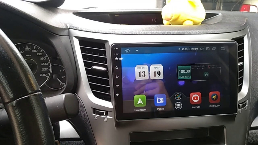 Магнитола для Subaru Legacy, Outback 2009-2015 (левый руль)- Carmedia OL-9514 IPS, Android 10, 8 ядер (TS18), 4G SIM-слот