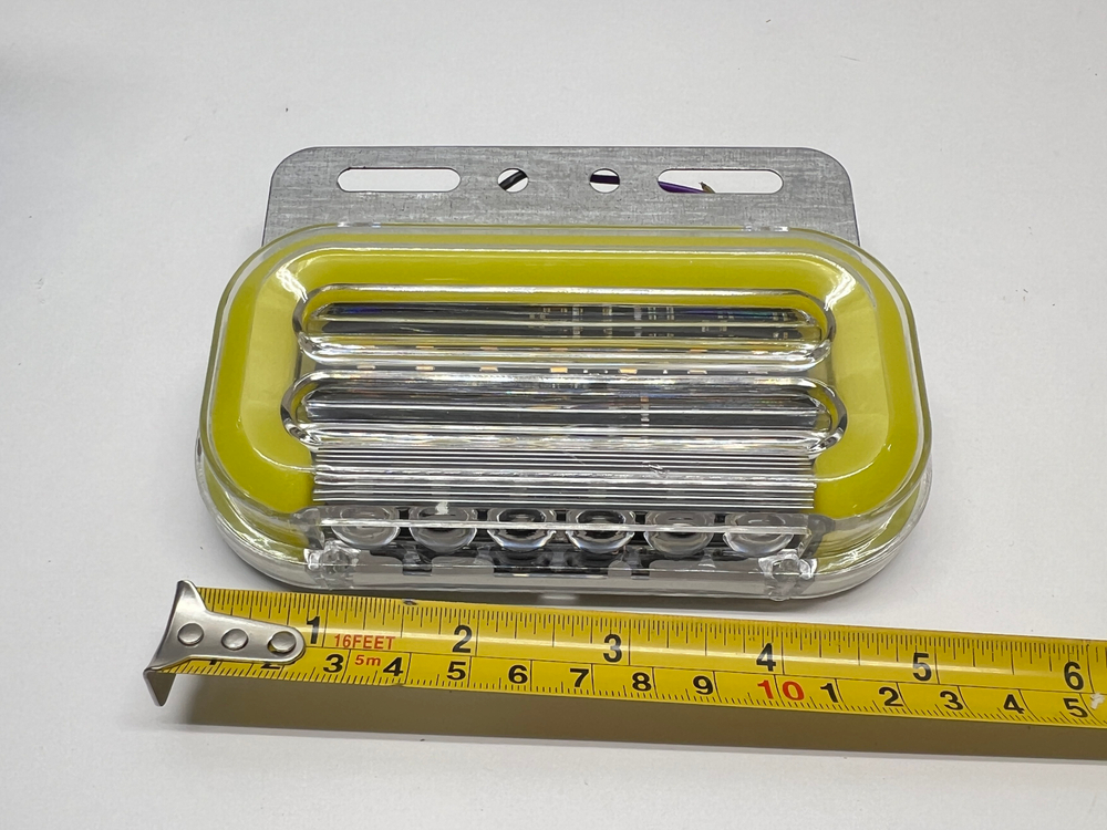 12V / Боковые Светодиодные габаритные фонари, 12 вольт, желтый, ДинаВайт (за 1 шт.) -