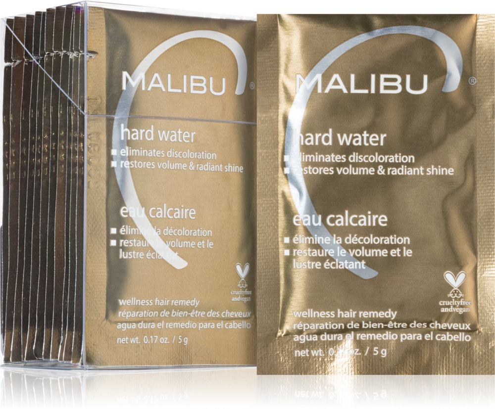 Malibu C Wellness Hair Remedy Hard Water - детоксикация волос /   12x5  g  / GTIN 757088159457