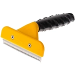 Расческа - пуходерка для вычесывания подшерстка «ЛАПКИ и ЦАРАПКИ», цвет как на фото, 10*15см (блистер)