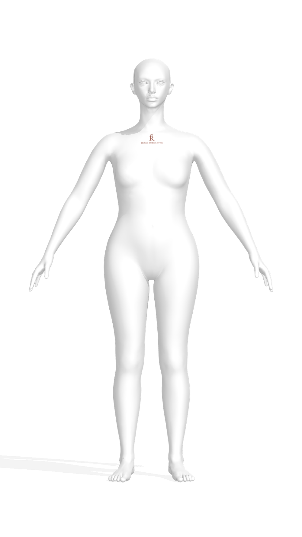 3D аватар манекена Моника