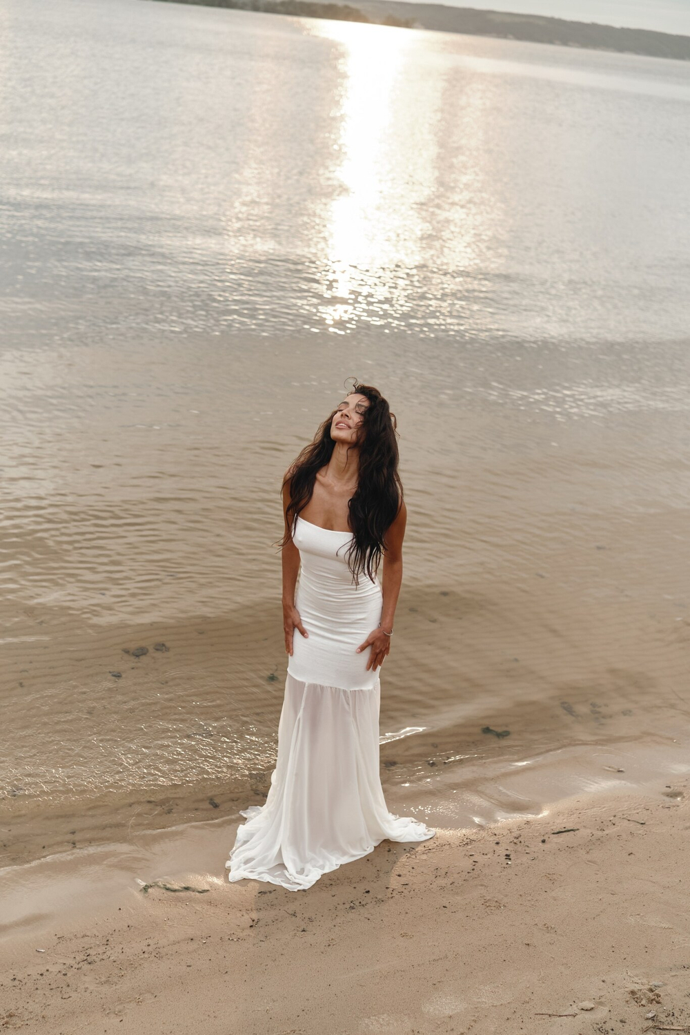 Платье с клиньями