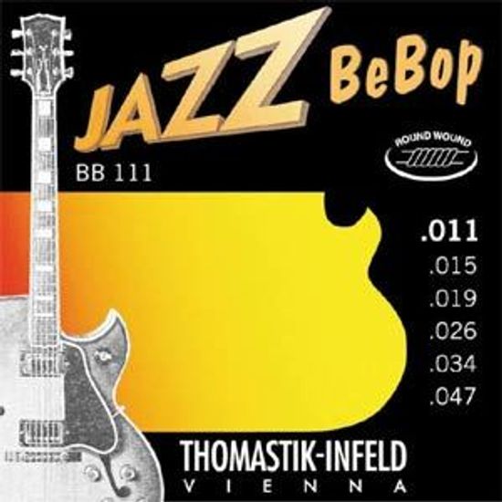 Струны для электрогитары, Еxtra Light, сталь/никель, 11-47, Thomastik BB111 Jazz BeBob
