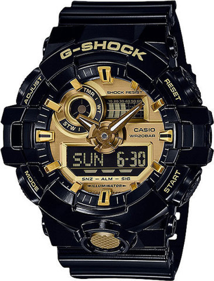 Японские наручные часы Casio G-SHOCK GA-710GB-1A