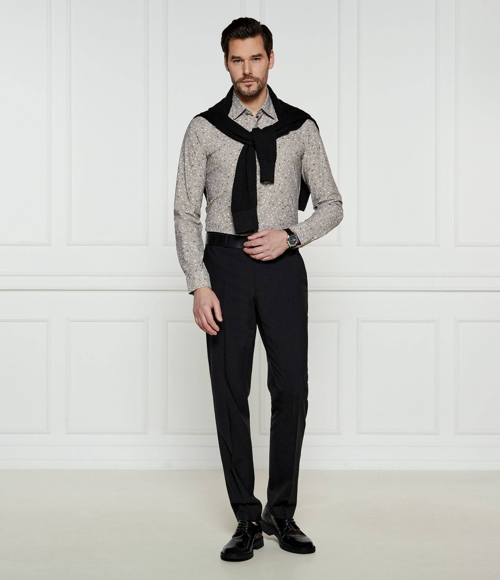 Рубашка P-ROAN-kent-C1-233 BOSS BLACK - бежевый(50533561)