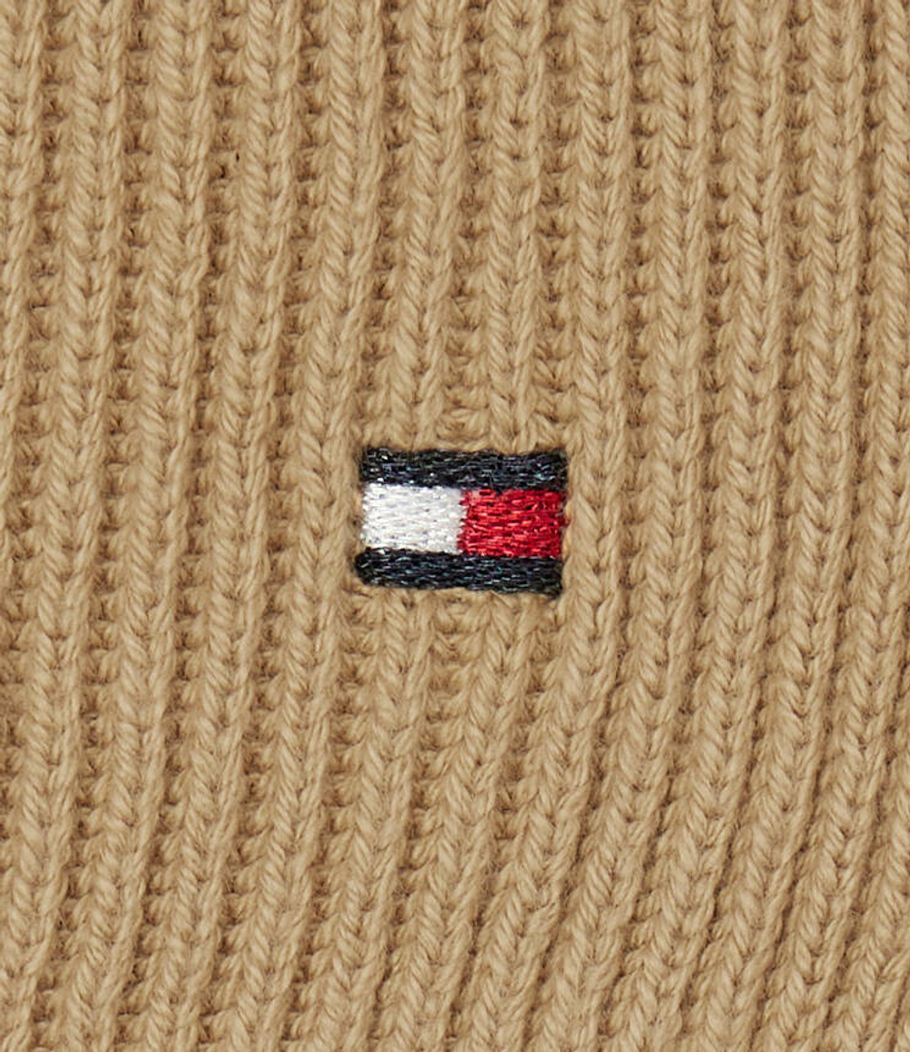 Шаль ESSENTIAL FLAG SCARF Tommy Hilfiger - светло-коричневый(AW0AW15348)