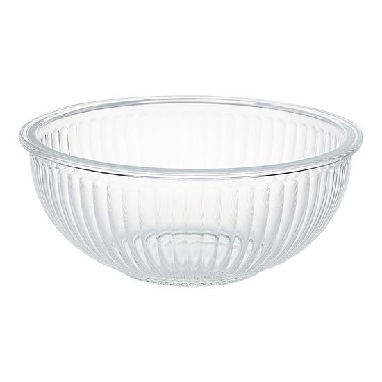 Чаша стеклянная с бамбуковой крышкой harmy, 2 л