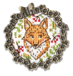 "Миниатюра в рамке"-FА001 вышивка