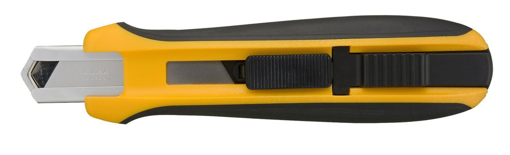 Нож OLFA с выдвижным трапецевидным лезвием, автофиксатор, 17,5мм