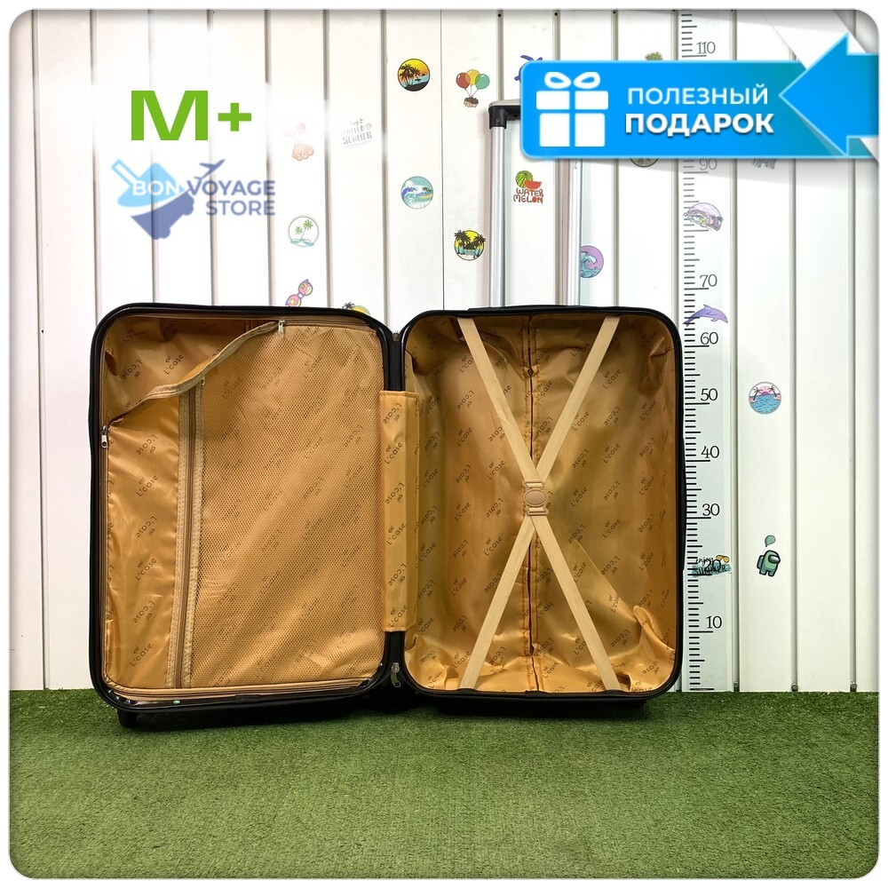 Средний чемодан L'Case Phatthaya, бордовый