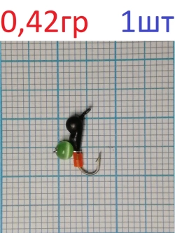 Мормышка вольфрамовая "Самка_муравья" с ушком