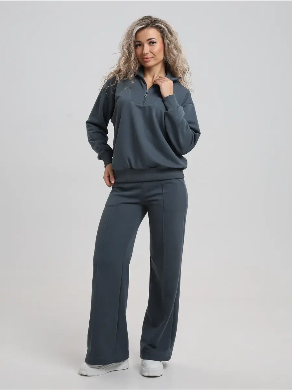 Спортивный костюм утепленный без начеса с брюками