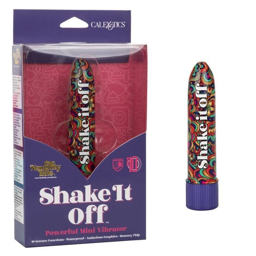 Мини-вибратор Shake It Off Powerful Mini Vibrator - 12,75 см. (Цвет: черный)